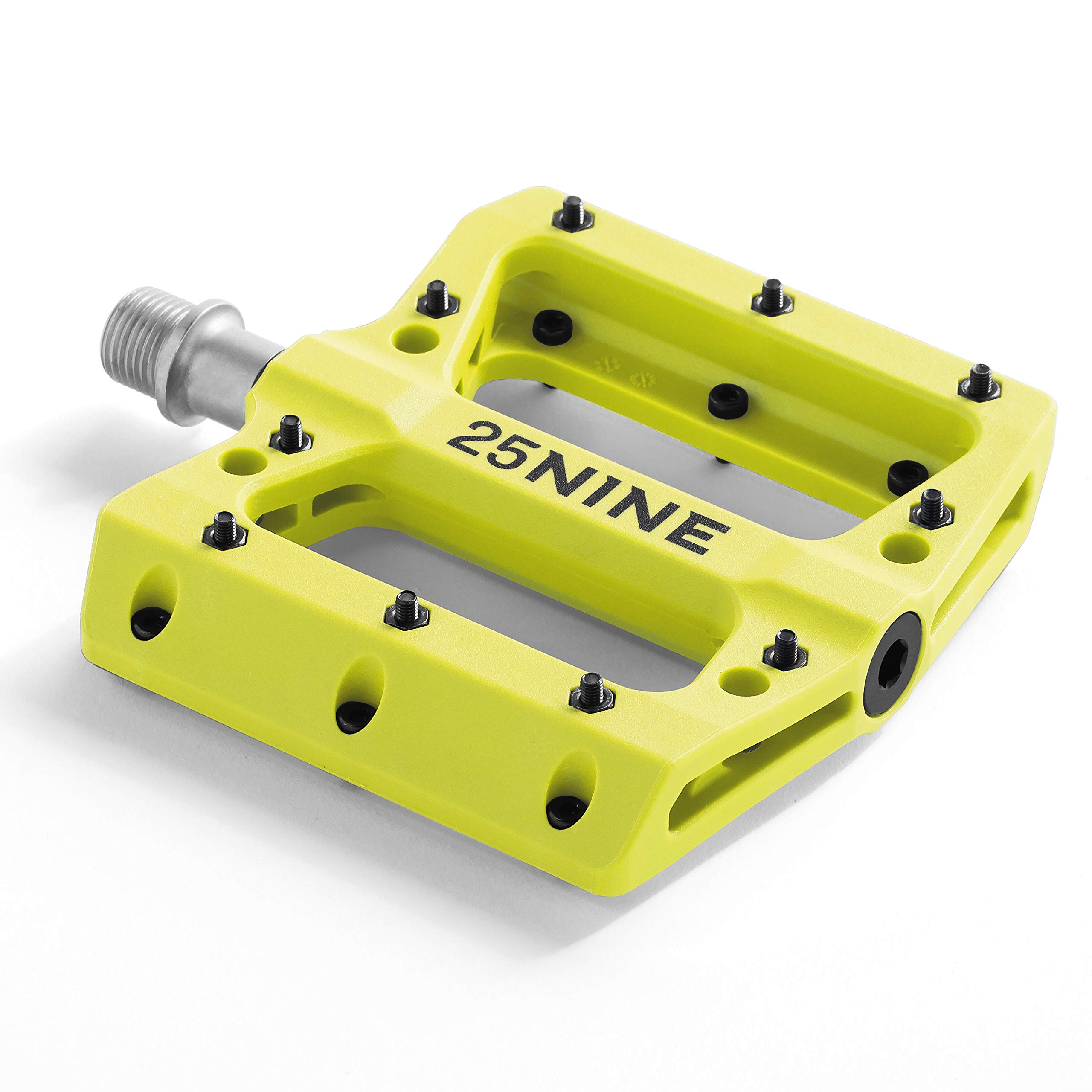 25NINE Bushido BMX Platform Pedals - Durable Thermoplastic Bike Pedals for BMX and MTB - Multiple Color Options
