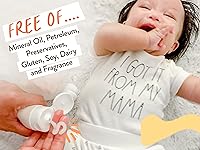 Vista 7 de Babo Botanicals Sensitive Baby - Bálsamo milagroso calmante sin fragancia USDA Organic - Salve multiusos con aceite de oliva y manteca de karité