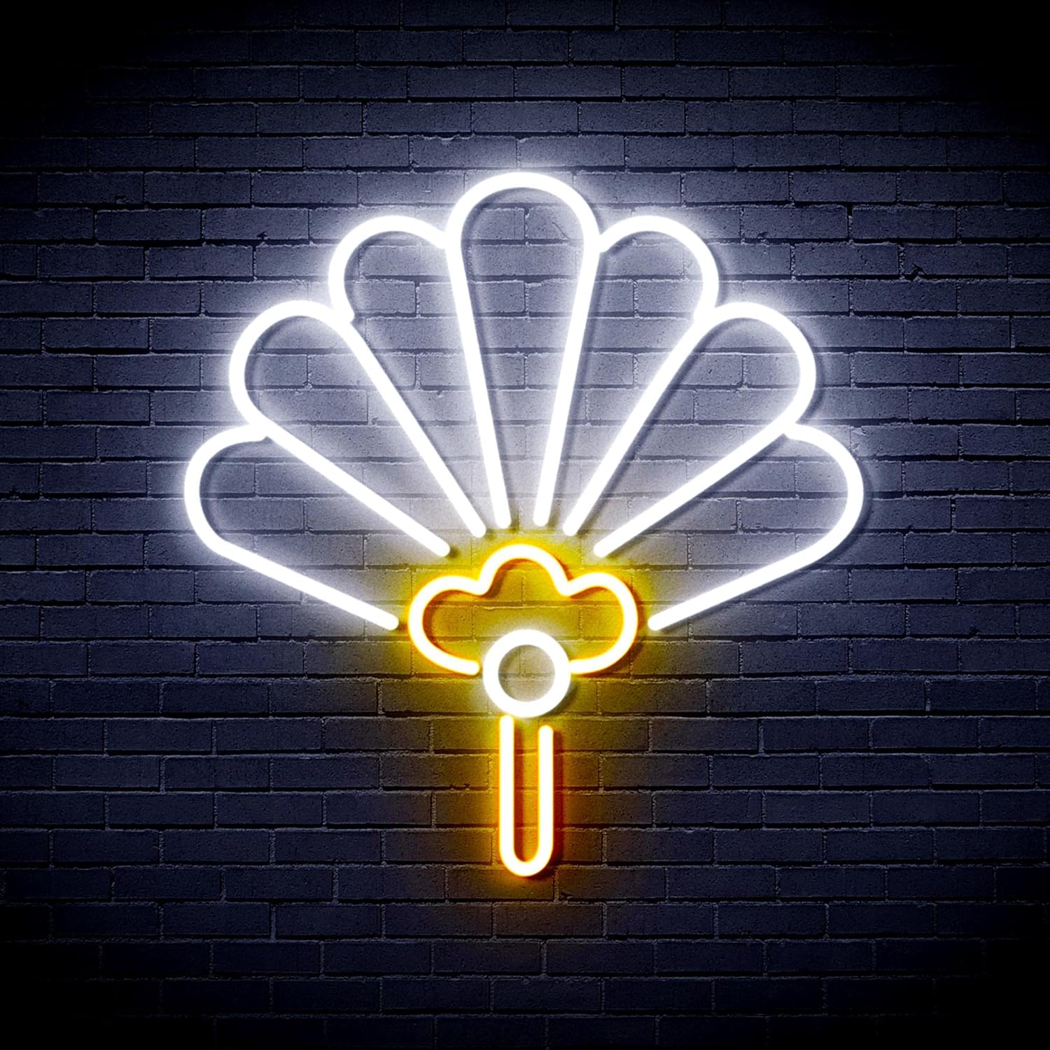 ADVPRO Chinese New Year Decoration Flex Silicone LED Neon Sign - White & Golden - st16s33-fnu0432-we