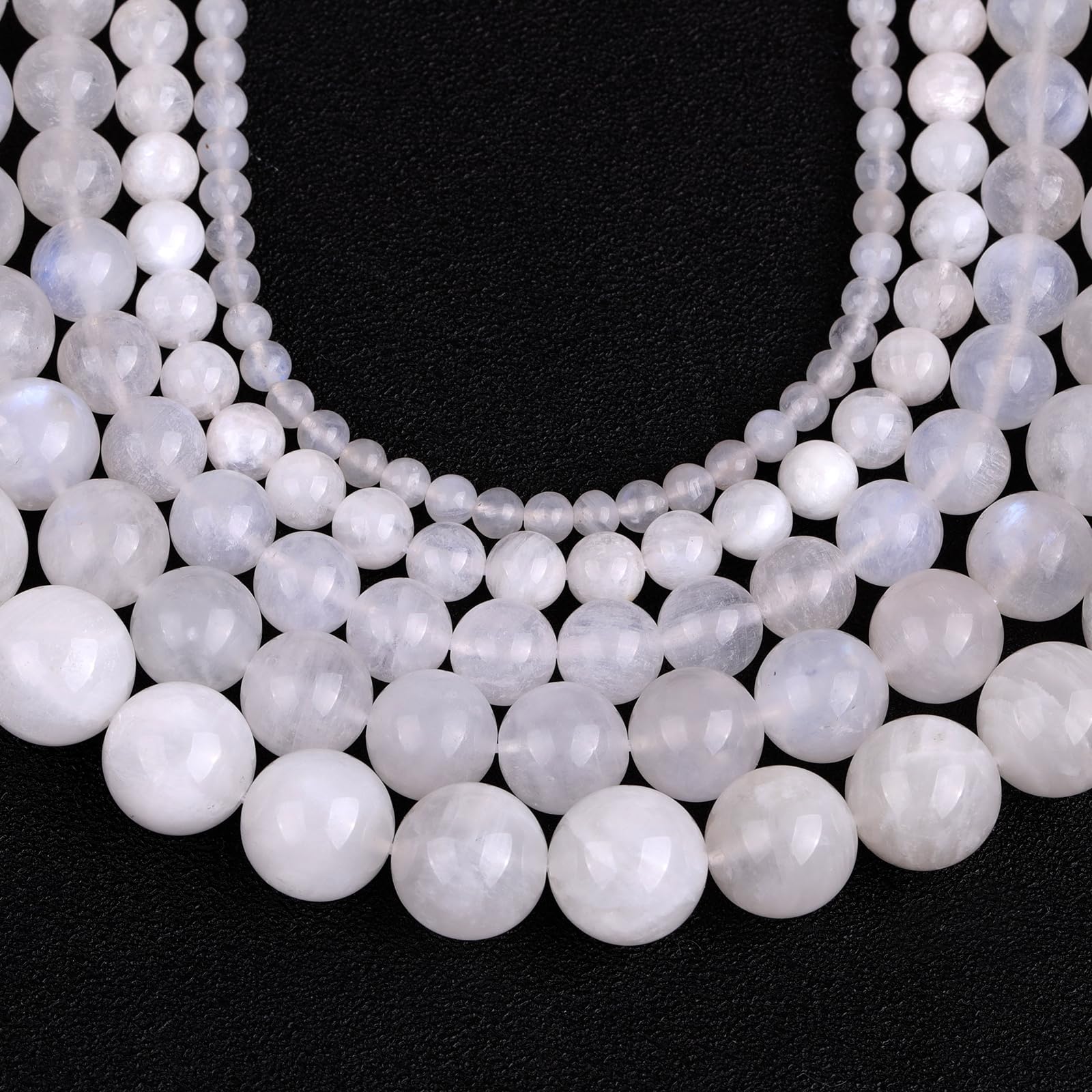 Gem-Inside Perles Rondes à Facettes Naturelles De Qualité AAA Pour La