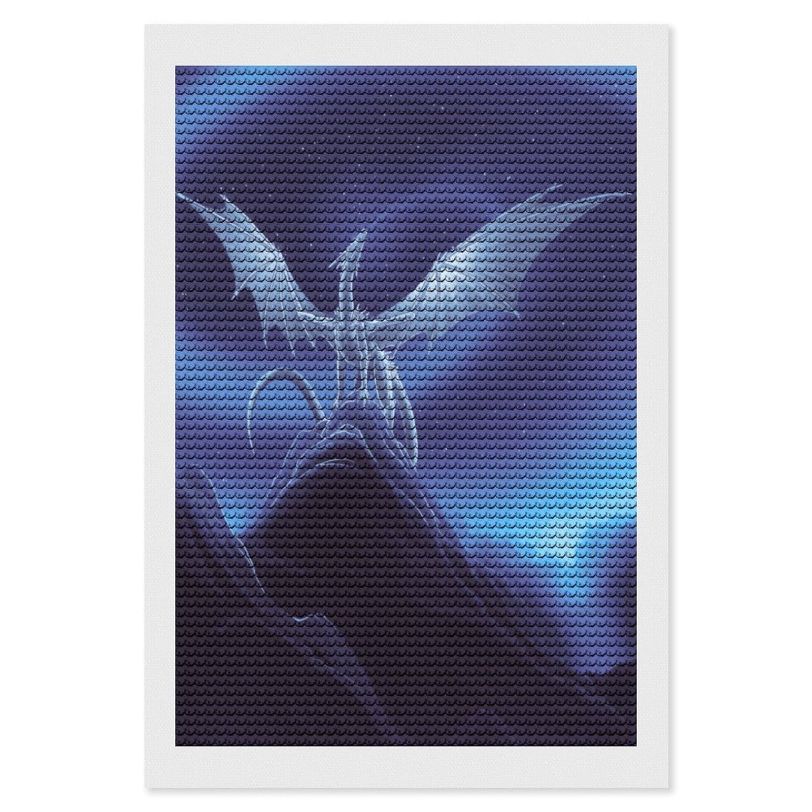 Nclqvjxzkhw Style Flying Dragon Diamond Art Painting For Adult Round Diamonds Pictures Arts Crafts Home Wall Decor 8"X12"