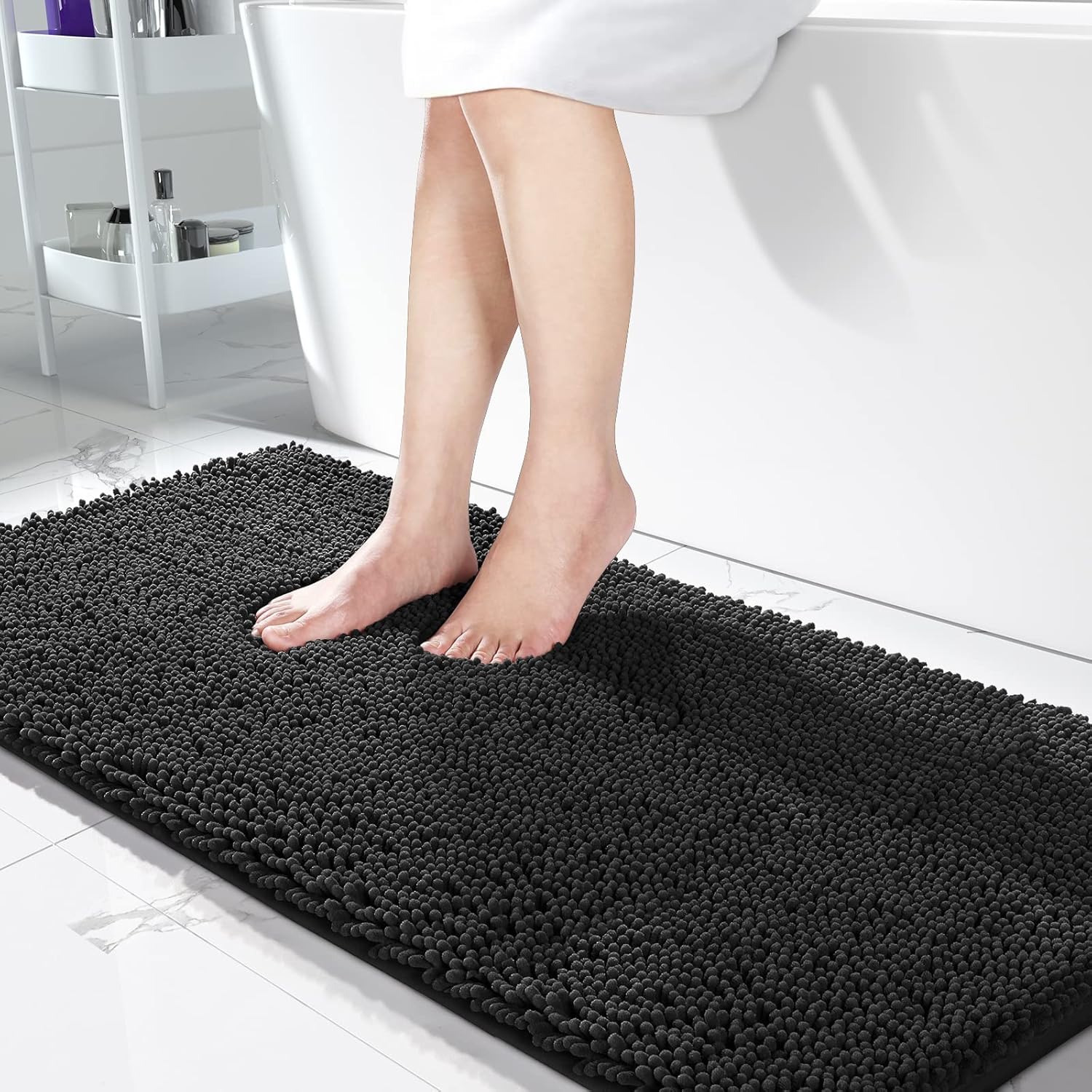 Yimobra Bathroom Rugs, Extra Soft Chenille Bath Rugs, Non