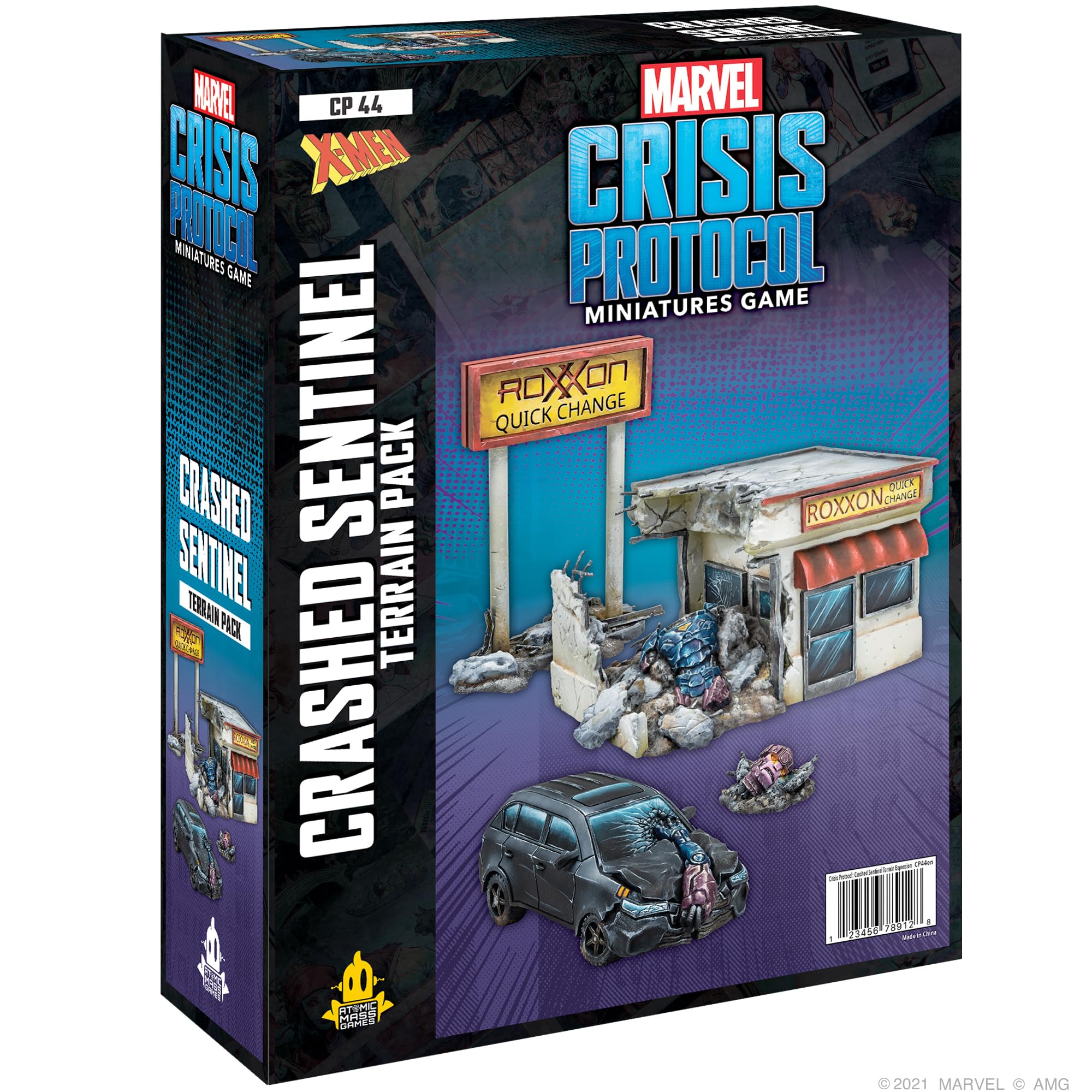 Amazon.com: Marvel: Crisis Protocol Crashed Sentinel TERRAIN PACK