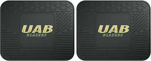 Miniatura 1 de FANMATS 12470 UAB Blazers - Juego de 2 alfombrillas de vinilo resistentes para automóvil, alfombrillas de primera fila, protección para todo tipo de
