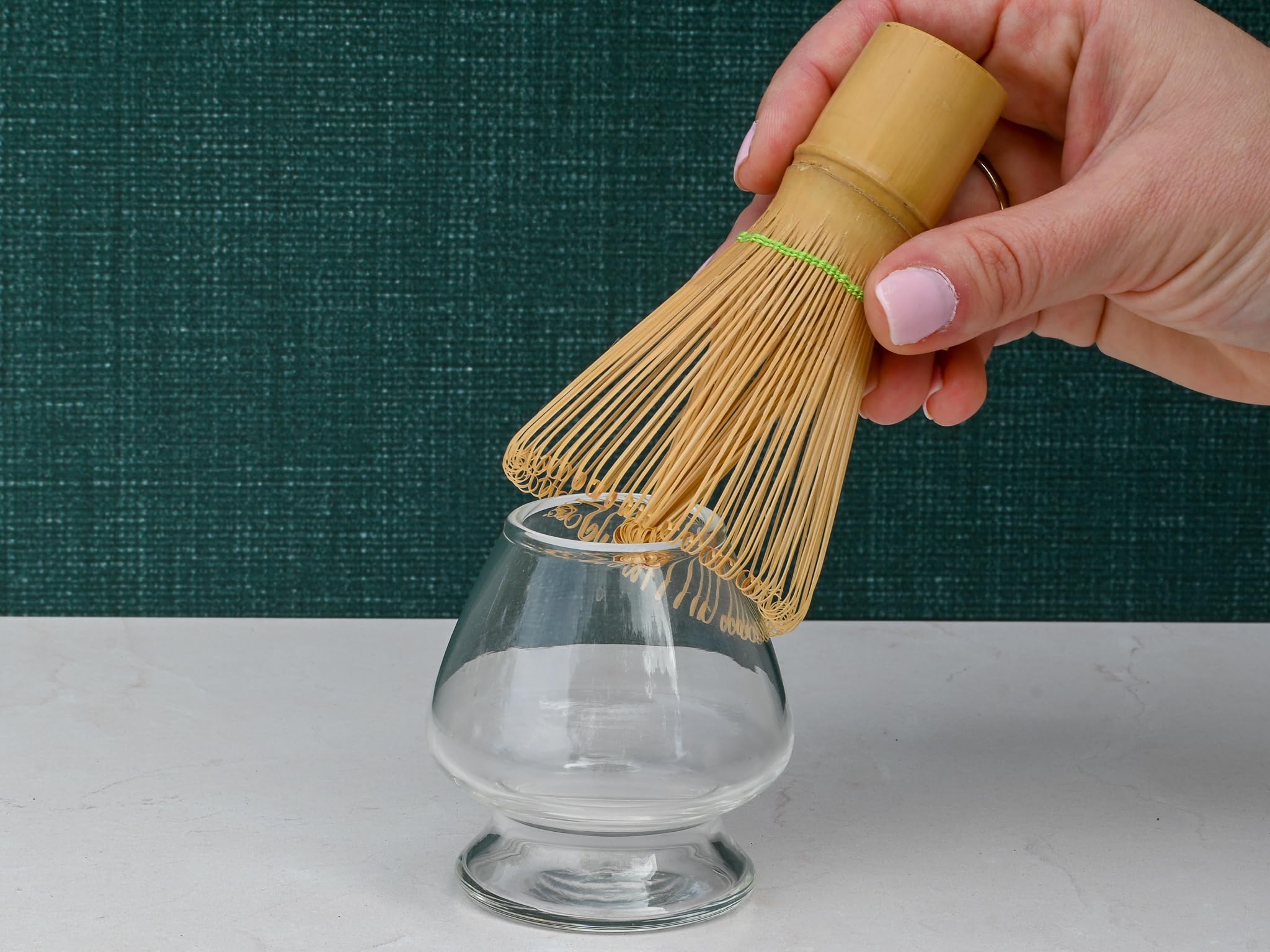 Japanese Ceremonial Matcha Powder 100g Matcha Whisk Holder Bundle by Aprika Life — view 7