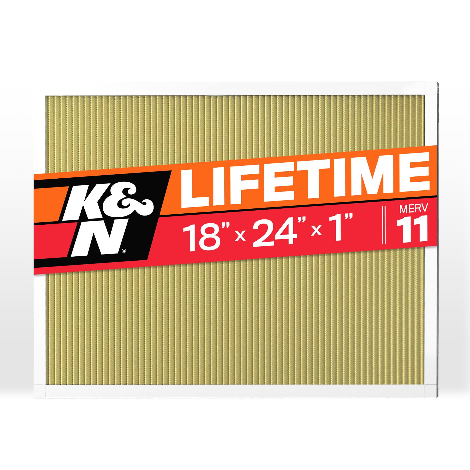 Le dernier filtre CVC K&N HVC-11824 réutilisable pour air sain de bureau