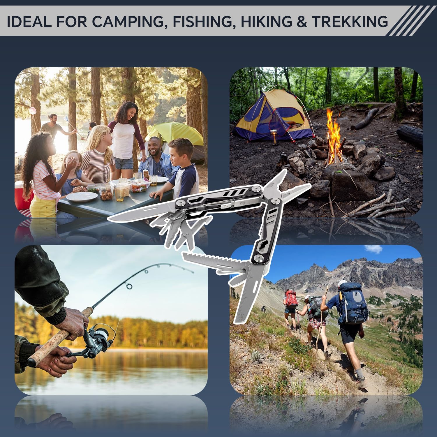 PT420-35240 14-in-1 Multitool Bracket Sheath, Fits Driver Side Dash Storage Secret Compartment, Compatible with 2024-26 Toyota Tacoma, 4Runner, 2026 RAV4 Woodland