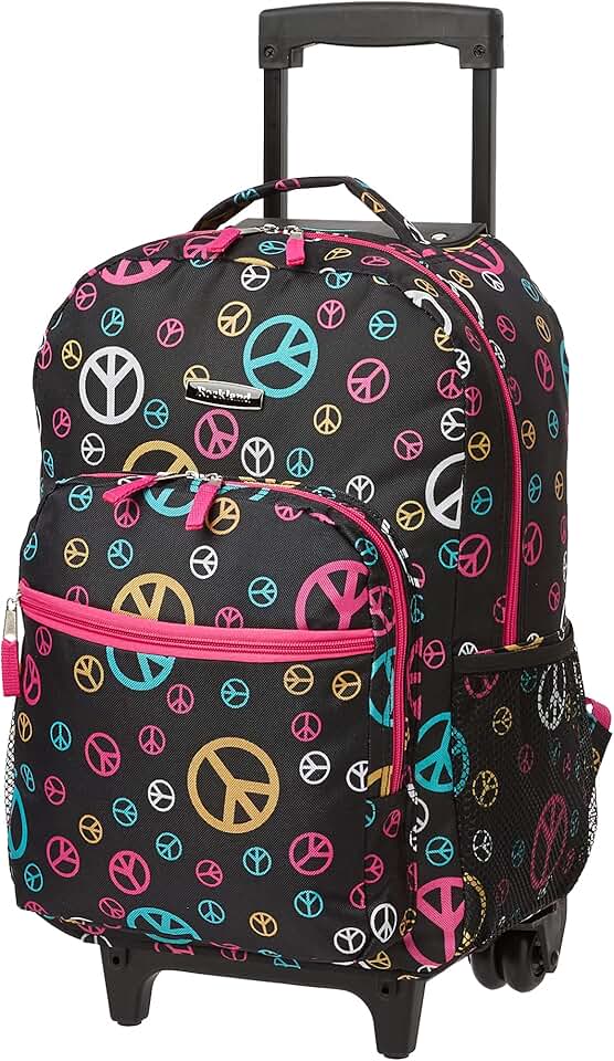 rolling backpack girls