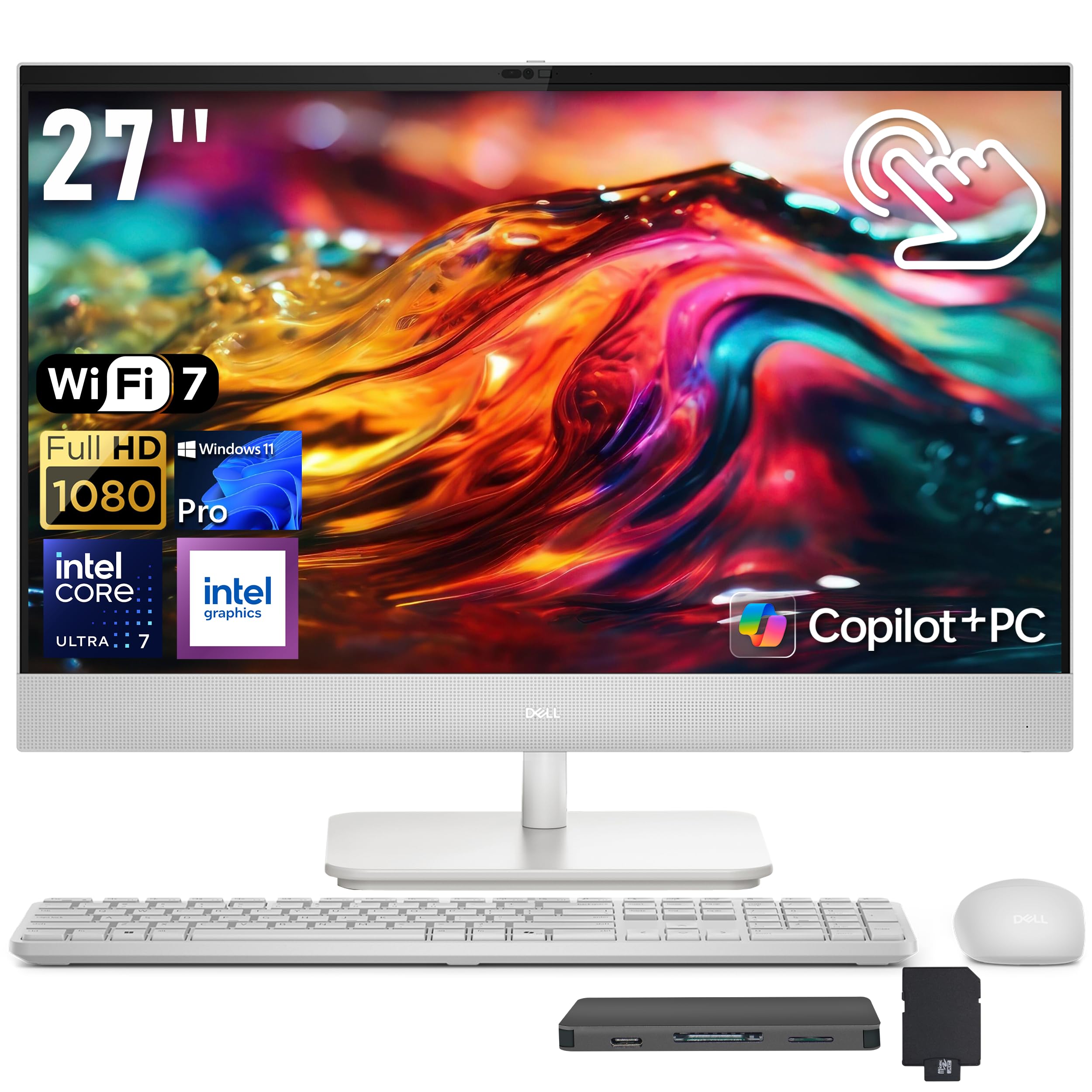 DELL All-in-One PC タッチCorei7 HDD2TBオフィス付 Amazon.com: Dell 27