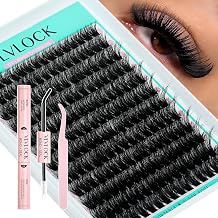 Lash Clusters Kit 100D Lash Extension Kit Cluster Eyelash Extensions 10-18mm Volume Eyelash Clusters D Curly Eyelash Extension Kit 3D Wispy Lash Clusters DIY Individual Lashes10-18MM-100D Kit
