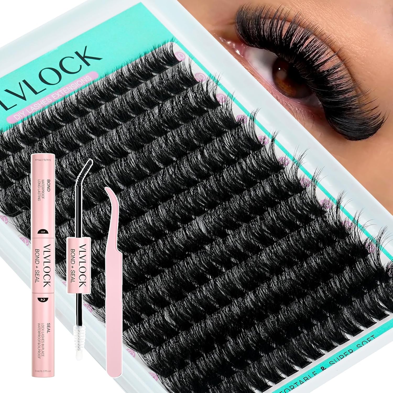 Lash Clusters Kit 100D Eyelash Extensions for Volume
