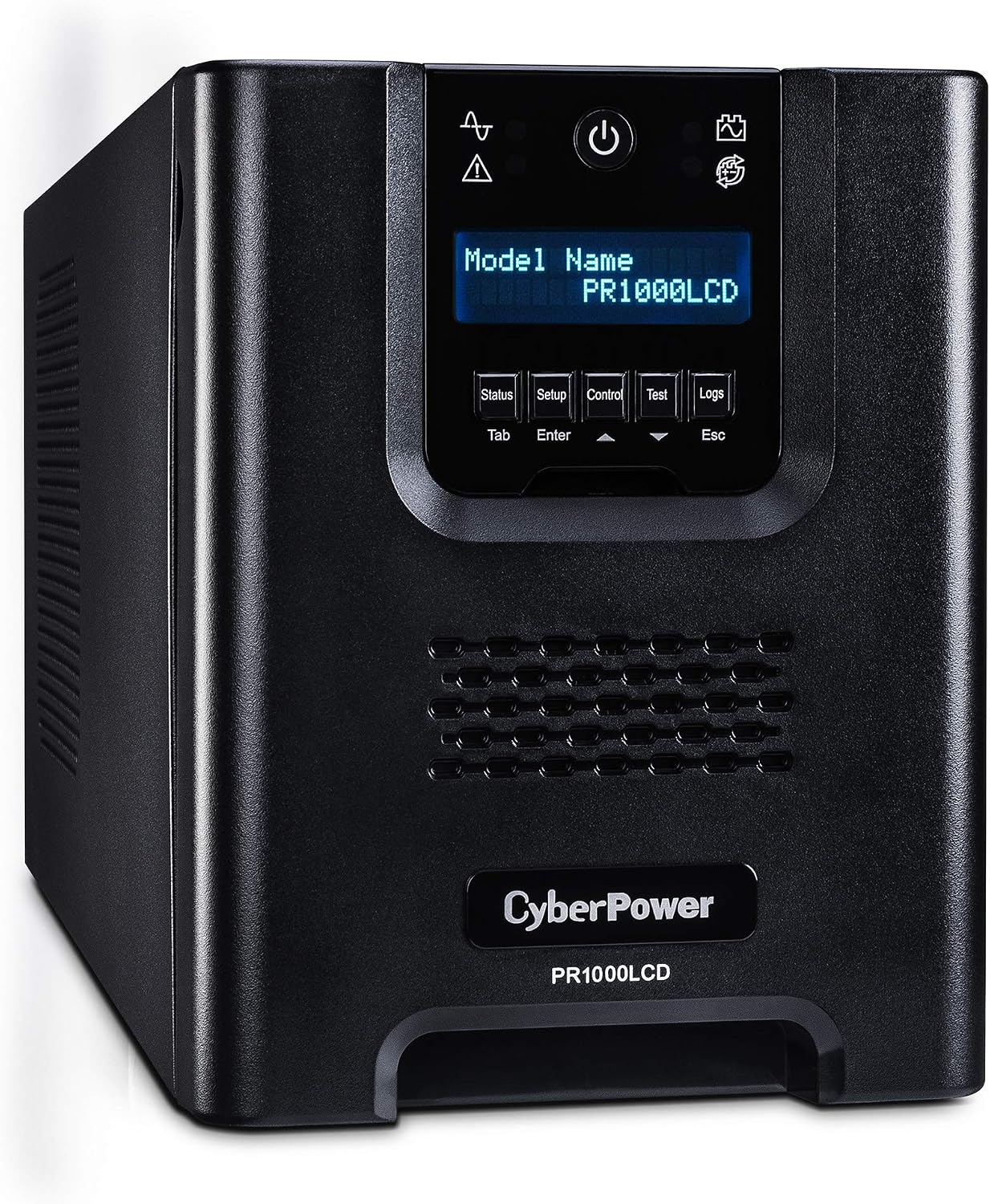 CyberPower PR1000LCD Smart App Sinewave UPS System, 1000VA/1000W, 8 Outlets, AVR, Mini-Tower