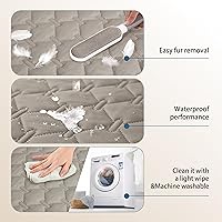 Vista 12 de gogobunny Funda de cama 100% impermeable de doble cara para perro, manta para mascotas, sofá, muebles, protector para cachorros, perros grandes