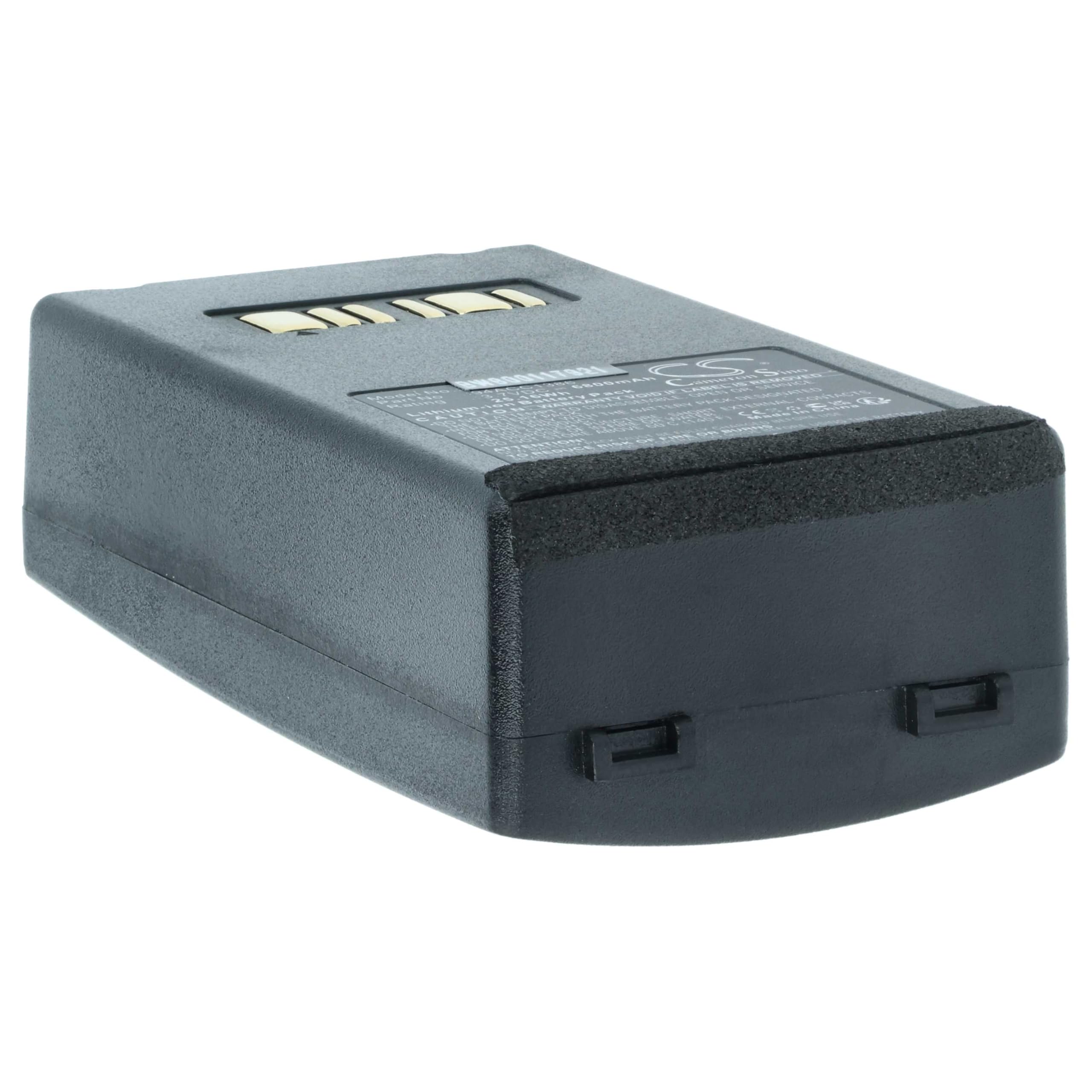 vhbw 5X Akku Ersatz für Datalogic 94ACC1386 | BT-26, BT-10 für Barcodescanner POS (6800 mAh, 3,7 V, Li-Ion)