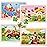 Wooden Puzzles Toys for Kids Ages 3-5, Set of 4 Packs with 20-Piece Farm, Animals Theme Wood Jigsaw Puzzles, Preschool Educational Brain Teaser Toys for Boys and Girls 3-6 Years Old.
