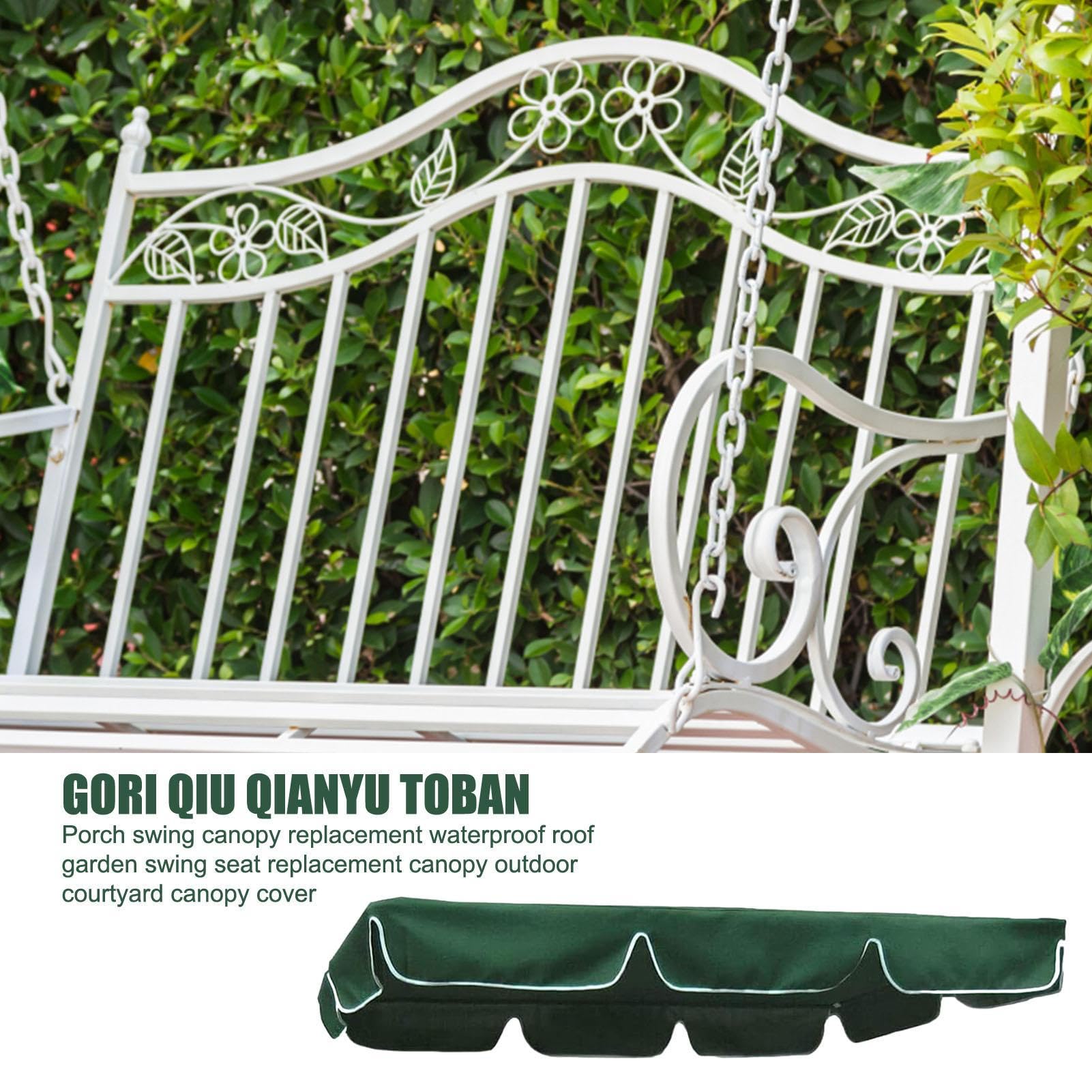 Toldo de Repuesto Impermeable – Cubierta para de jardín, Cubierta para Silla de, toldo para Exteriores, Resistente a la Lluvia, Resistente a los Rayos UV, toldo para césped