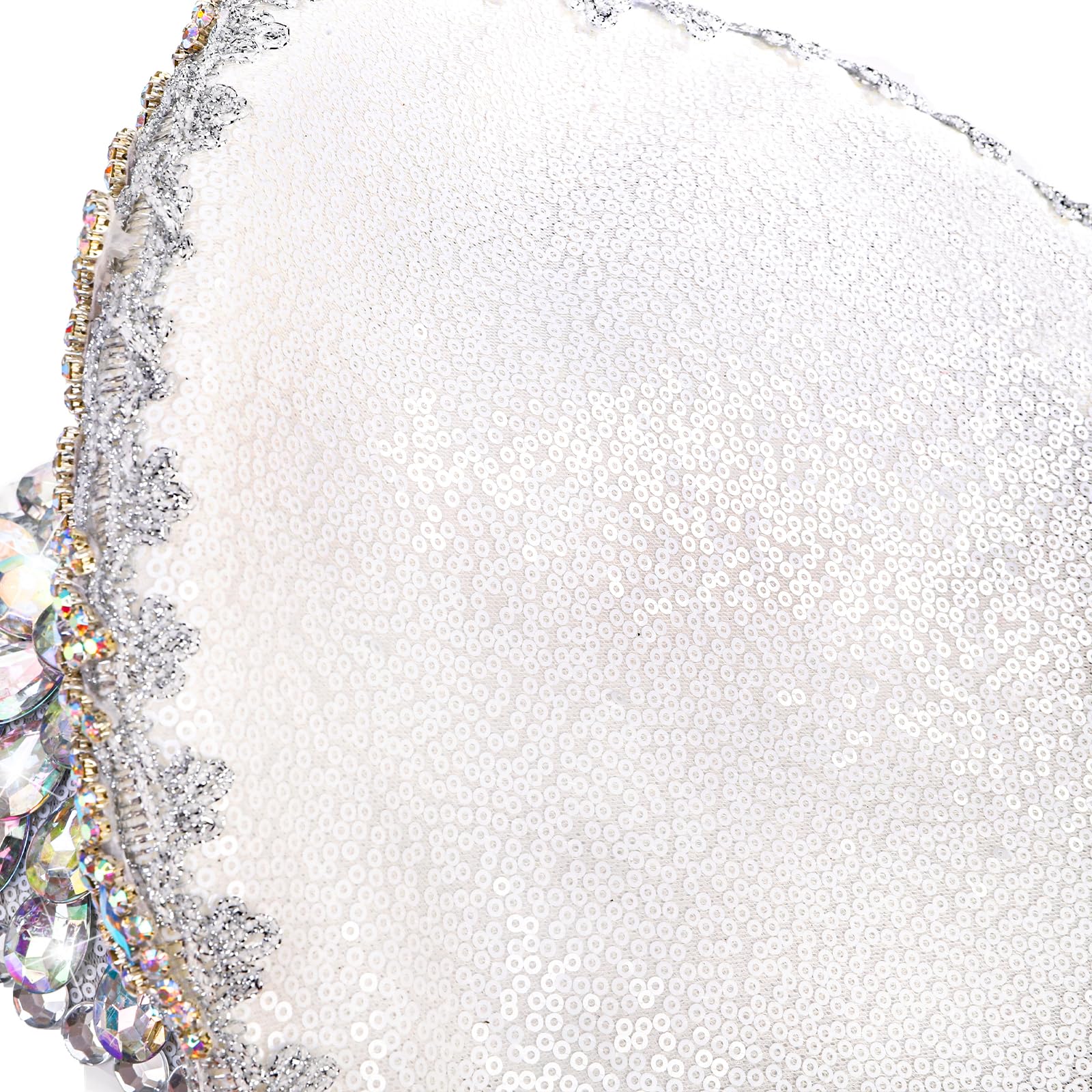 WRINGKIT Partyhüte, glitzernde Kapitänskappen mit Strass und Perlen, Glitzer Brauthut Kronen mit Buchstaben, Discohut für Junggesellinnenabschied, Hochzeitsdekorationen
