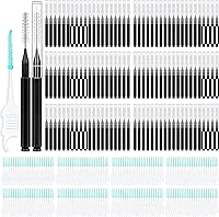 Vista 1 de Juego de cepillos interdentales de 320 piezas, púas de hilo dental suaves y flexibles para aparatos ortopédicos, cuidado de ortodoncia, limpieza