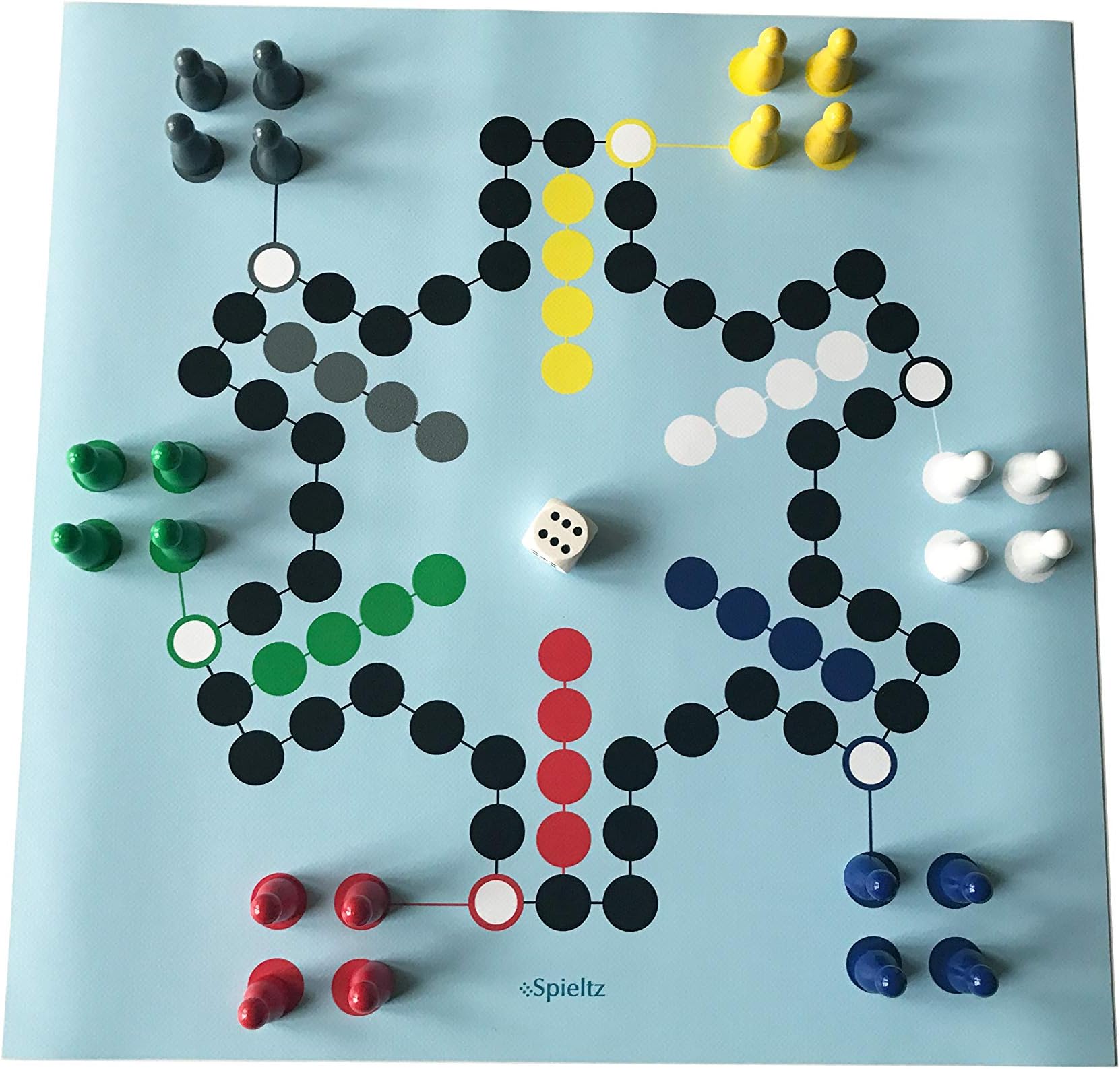 Spieltz Ludo for 6 Players (MEDIUM)