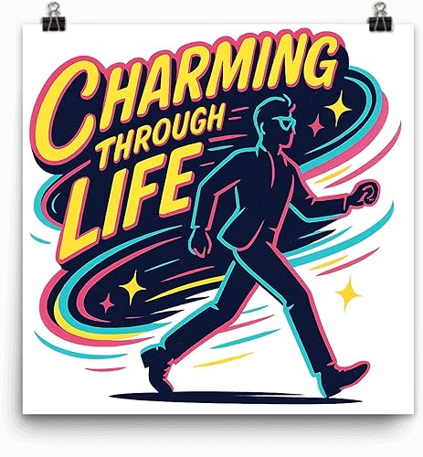 Bold Gen Z Energy - Friends - 13x19 Poster Print - Retro 80s Art