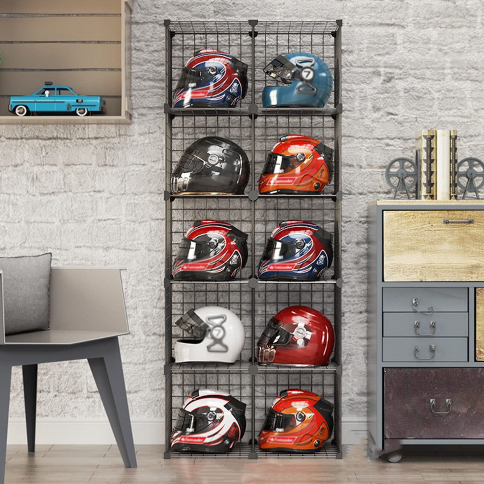 Organizzatore Portacappelli Da Appendere - 10 Ripiani, Per Armadio, Cappelli E Berretti - Foto 10