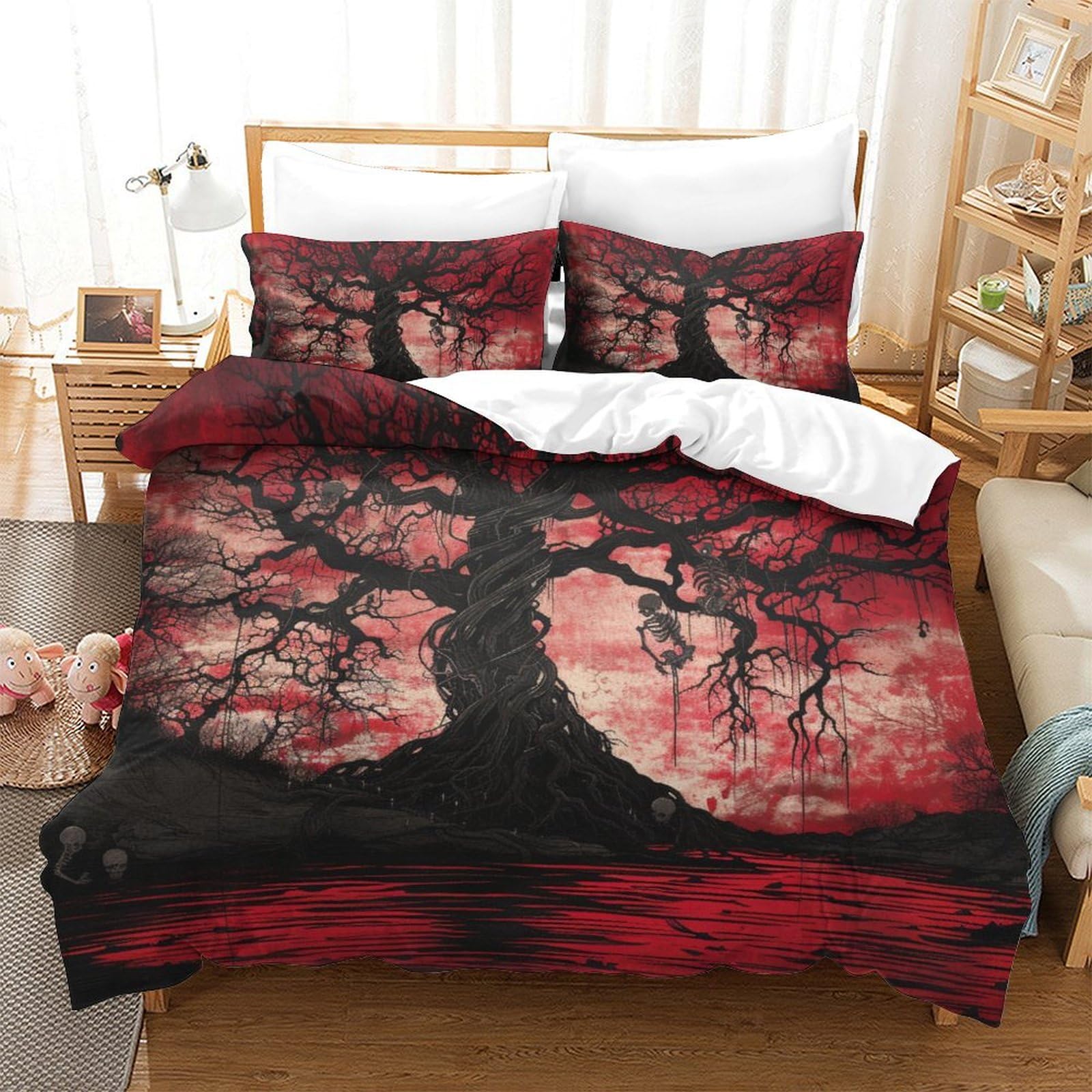 Housse de couette Arbre de Vie 3 pièces pour transformer l'ambiance de la chambre