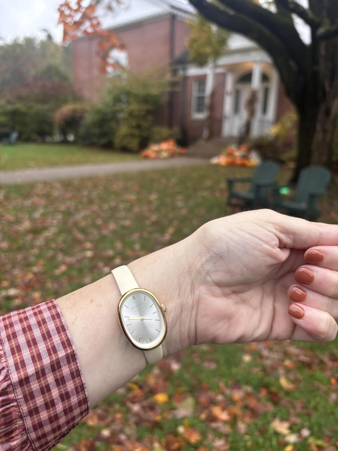 Wristology Oval Womens Watch Vintage Style Interchanageable Band Adjustable Easy Read Analog - Image 4