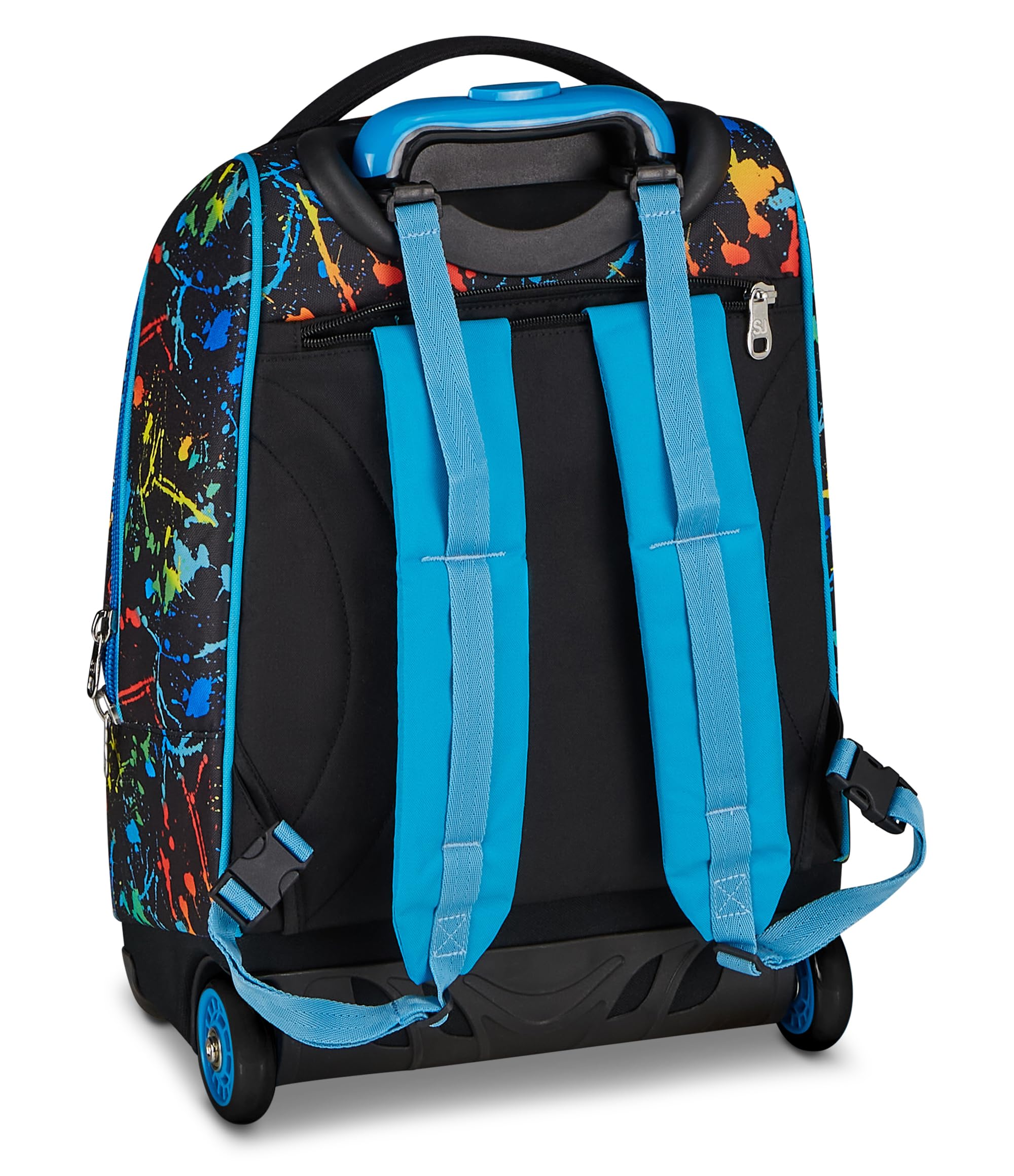 SJ GANG STYLE JAM GANG Big Trolley, 30 L, Doppio Scomparto, Spallacci a scomparsa, Doppio uso, Tasca frontale, Scuola elementare, Jet Black, Bambini, blu
