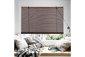 Bamboo Roll-Up Window Shades: Enhance Indoor/Outdoor Living