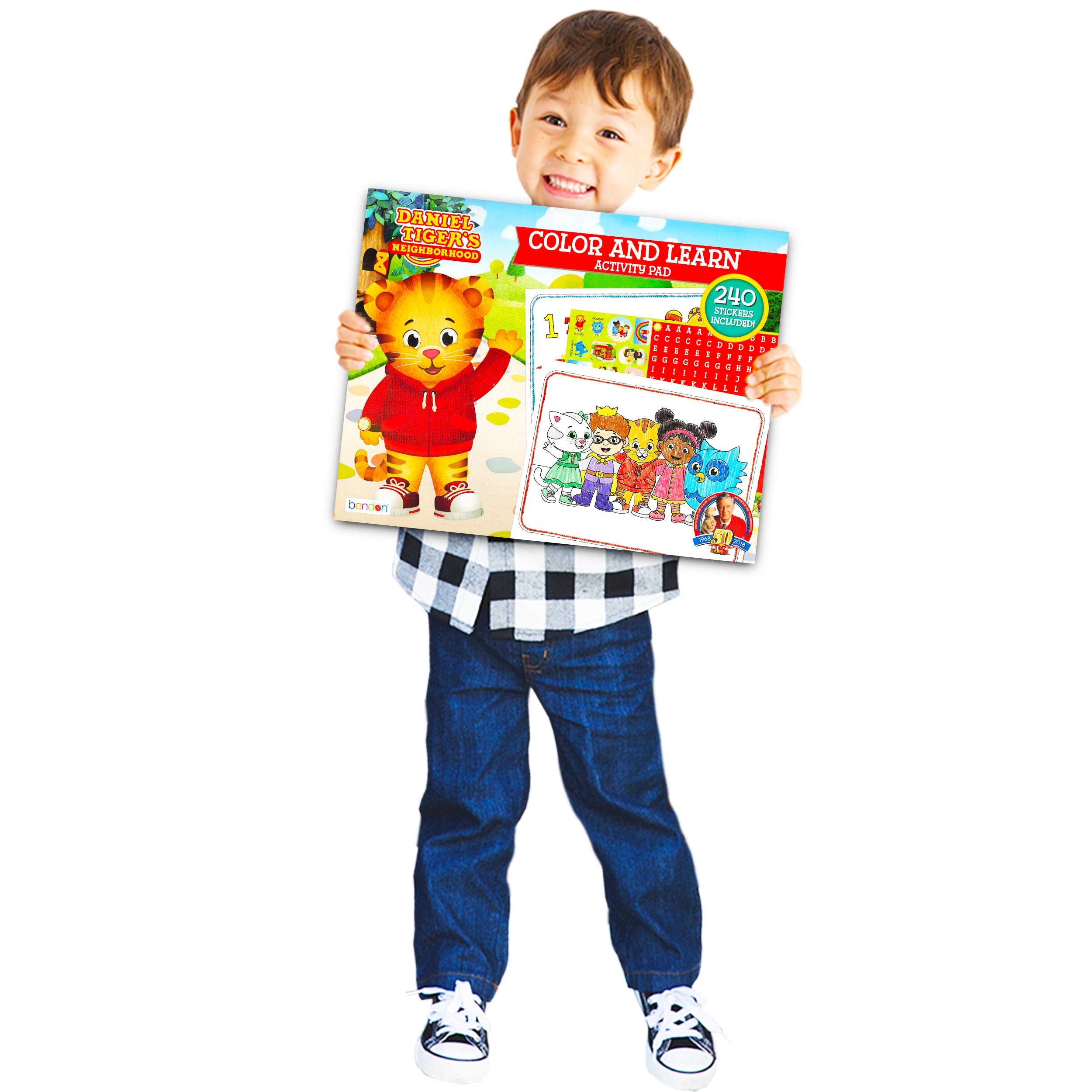 Buy Daniel Tiger Coloring Art Activity Super Set Bundle Giant 40 Pc