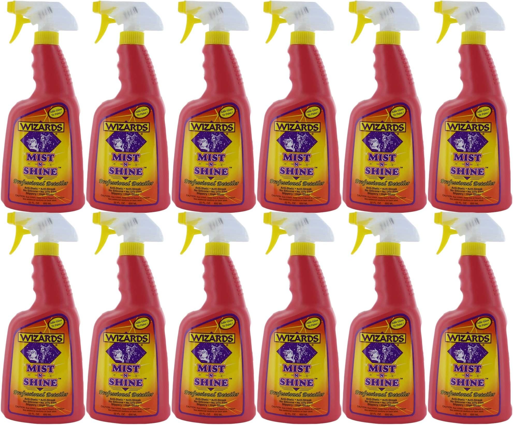 Wizard 1 Case of 12 Mist-n-Shine, 22oz. Part #:Wiz-01214