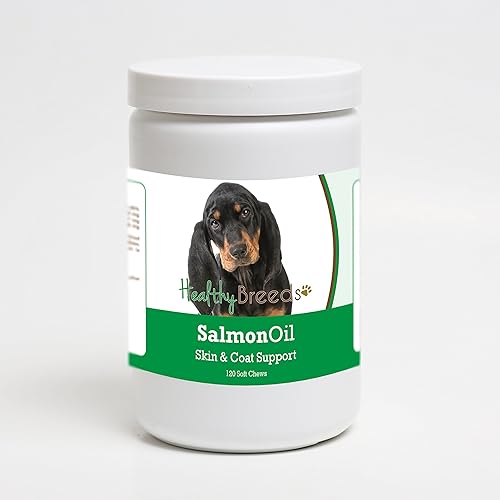 Miniatura 5 de Healthy Breeds Golden Retriever - Aceite de salmón masticable suave, 90