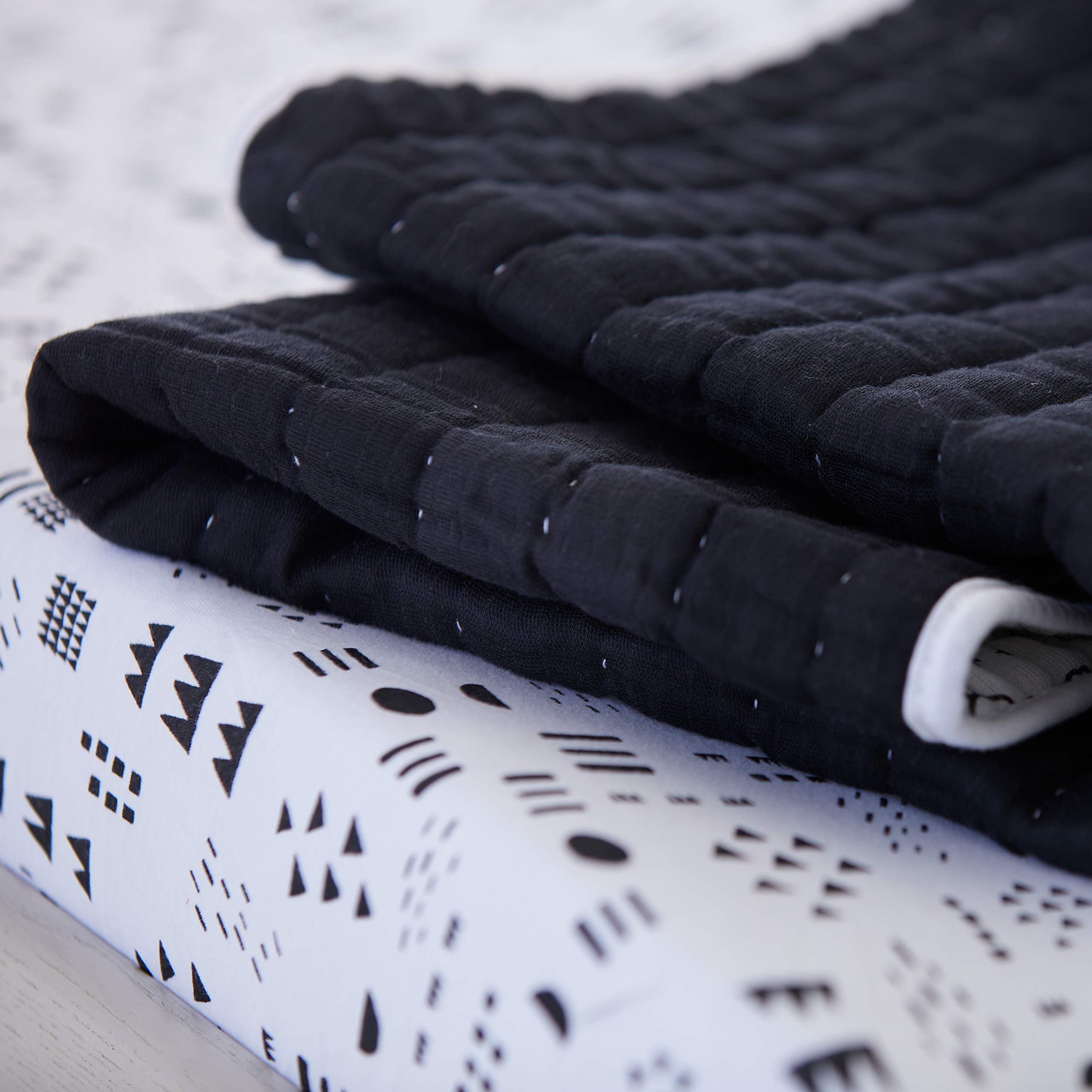 The Honest Company Organic Cotton Changing Pad Cover Pantoufles pour bébés et bambins Mixte bébé