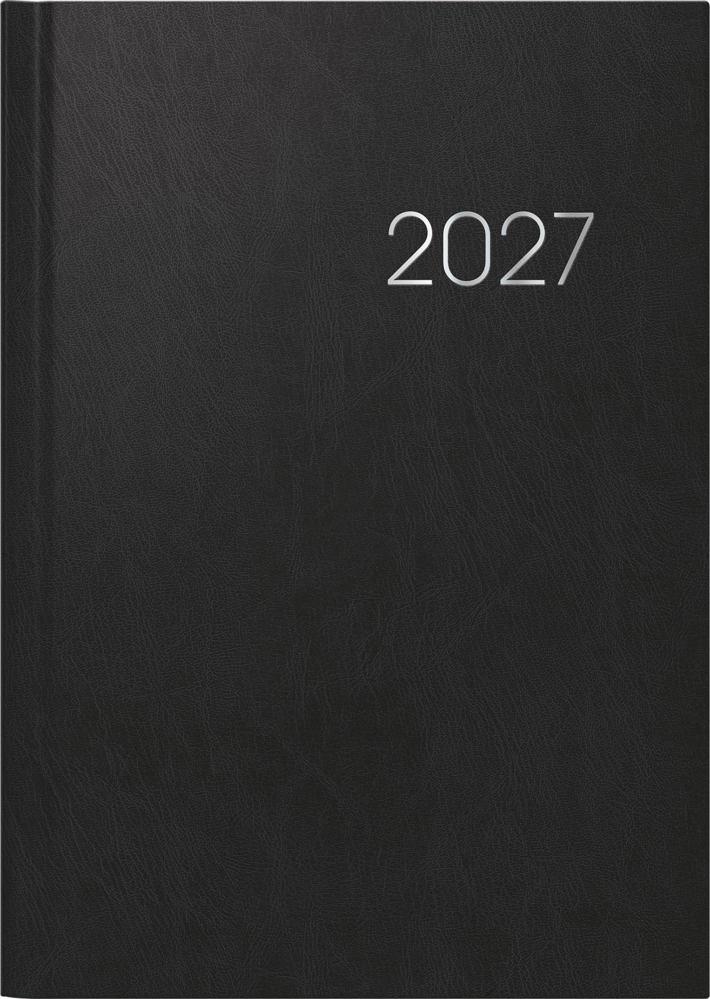 BRUNNEN 1079660907 Buchkalender Mod. 796 2027 A5, Kunststoff, schwarz