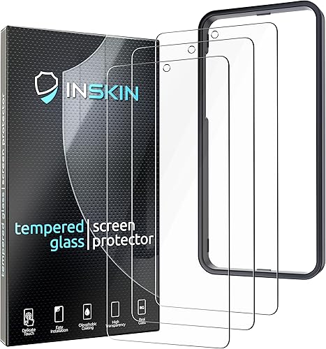 Miniatura 9 de Inskin Screen Protector for Samsung Galaxy S21 FE 4G/5G SM-G990 6.4 inch - 3-Pack, Tempered Glass, Ultrasonic Fingerprint Compatible, Case-Friendly