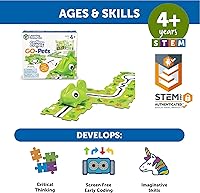 Vista 5 de Learning Resources Coding Critters Go Pets Dart the Chameleon - 14 piezas, a partir de 4 años, juguete sin pantalla para niños, STEM interactivo