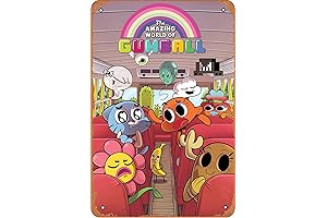 Perfect Decor for Gumball Fans: The Amazing World of Gumball Tin Sign