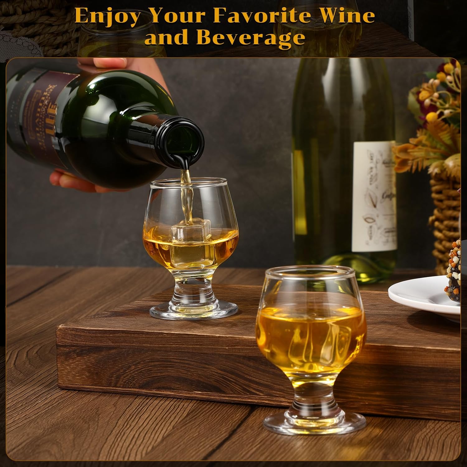 Sabary 36 Pcs 1.75oz Mini Shot Glass, Clear, Cute, Perfect for Tasting Brandy Whiskey Juice Vodka Sherry Champagne Beer