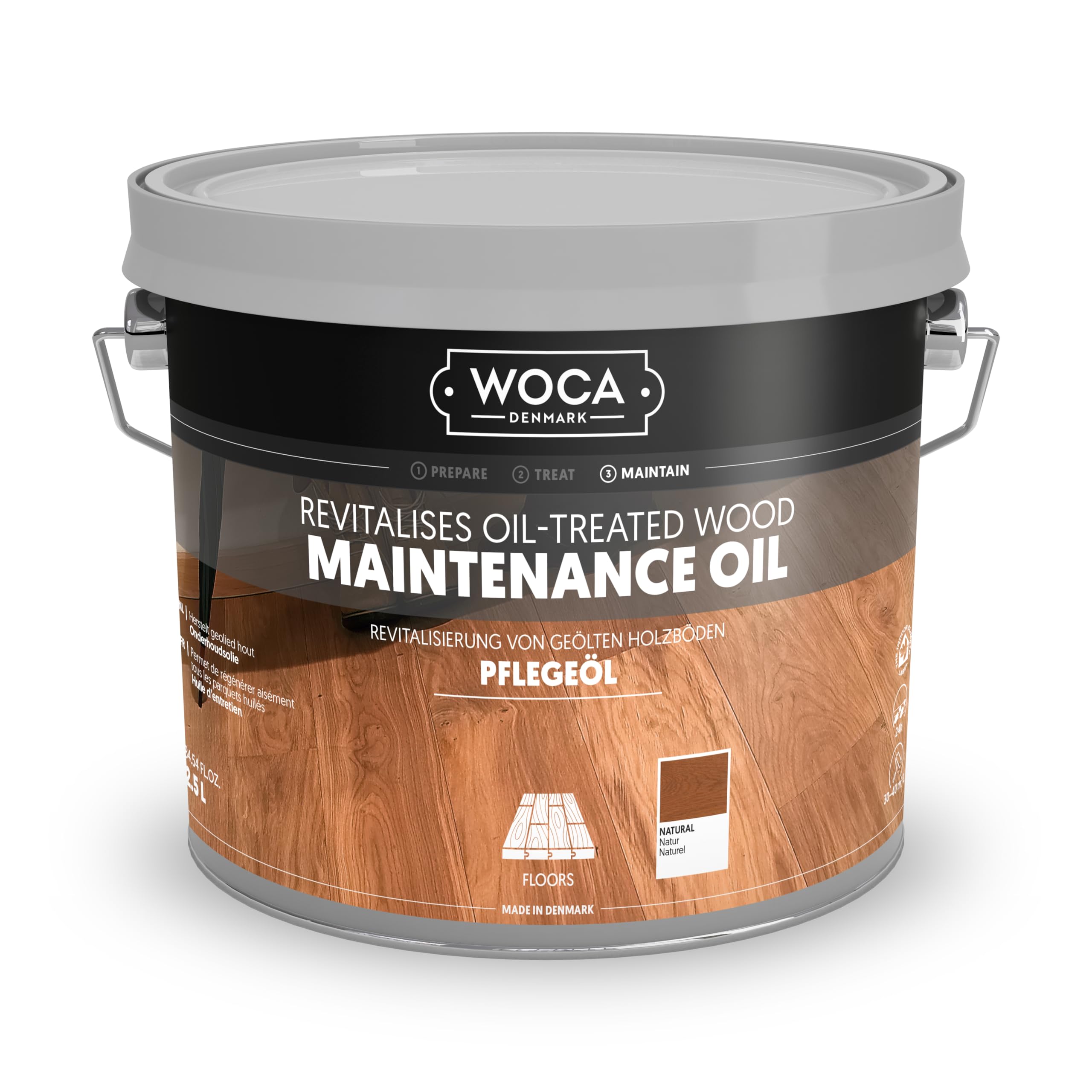Woca 527425AA - Pflegeöl, 2,5 l, blanco