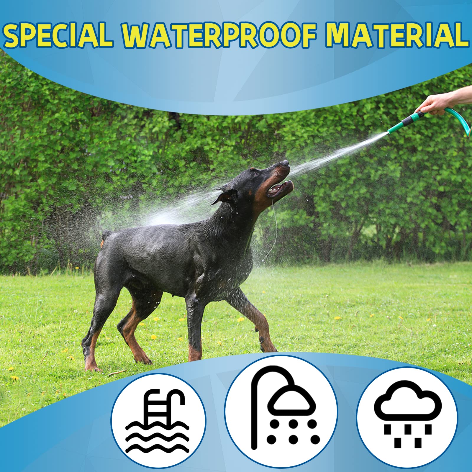 Collare Antipulci Per Cani - Naturale, Impermeabile, Regolabile - Protezione 8 Mesi (2 Pezzi)