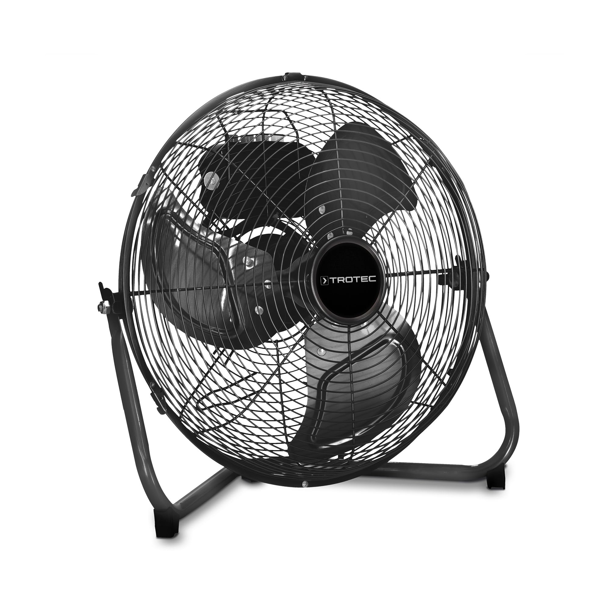 TROTEC Ventilateur au sol TVM 15 – 115 W, Ø 43 cm, 3 vitesses, inclinaison 120°, poignée & rangement câble