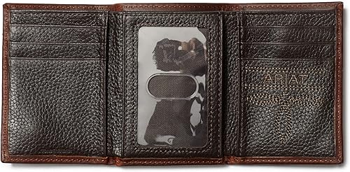 Miniatura 2 de Ariat Rowdy - Cartera de tres pliegues para hombre Marrón