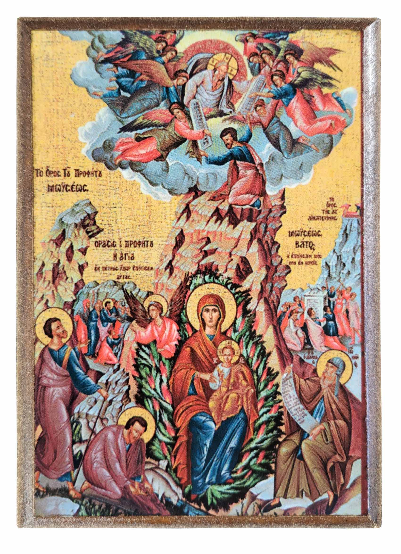 Buy THE UNBURNING BUSH AND HOLY PROPHET MOSES-Greek Byzantine Orthodox ...