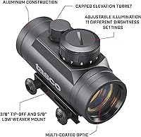 Vista 2 de TASCO Propoint Red Dot_WeaverMount_1x30_5MOA_TRD130T