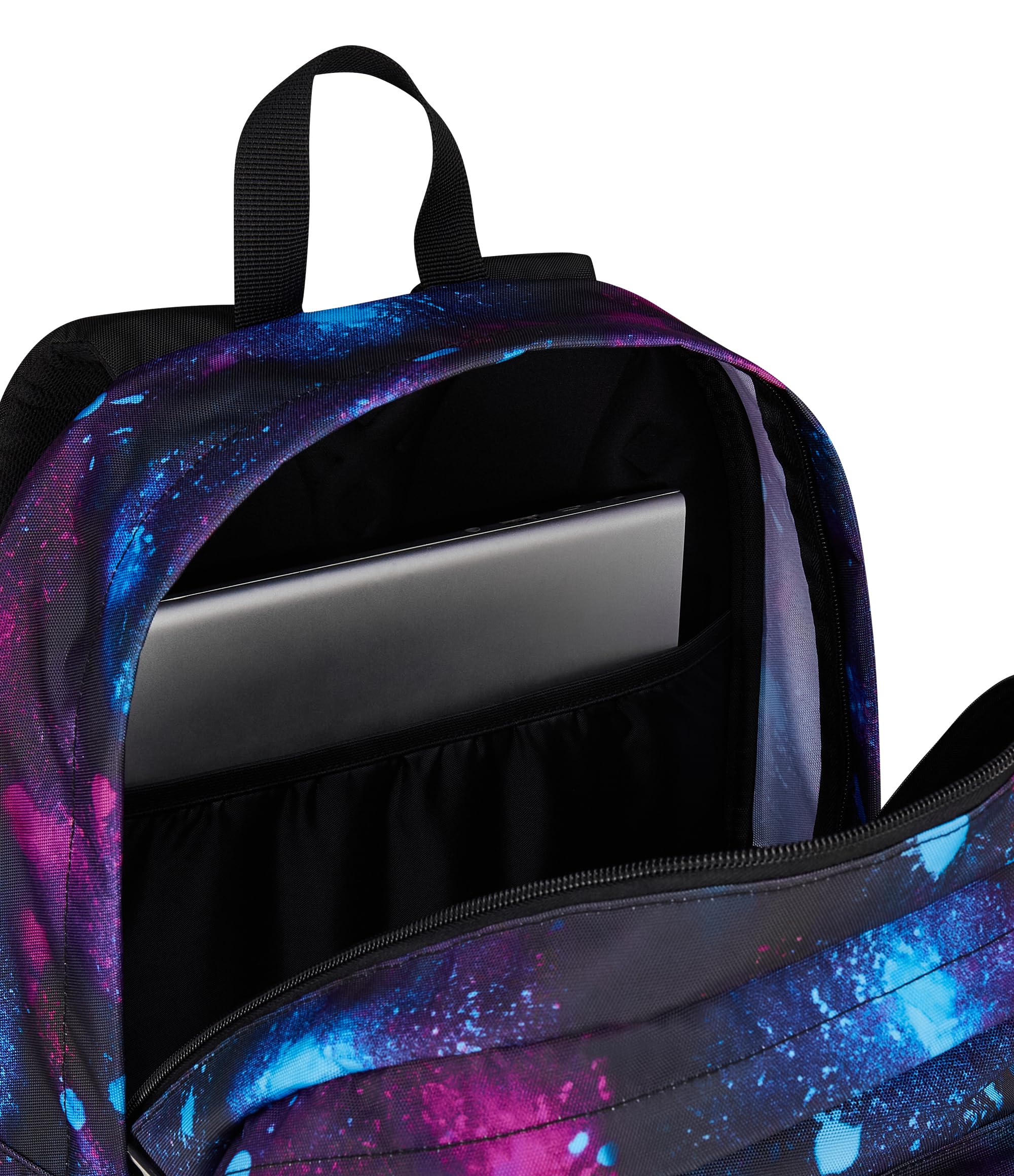 Seven Zaino Scuola The Double Pro XXL, Blu, 34 L, Doppio Scomparto, Cuffie wireless abbinate, Tasca porta pc, Tasca laterale portaborraccia, Tasca frontale, Scuola media e superiore, Bambini, Ragazzi