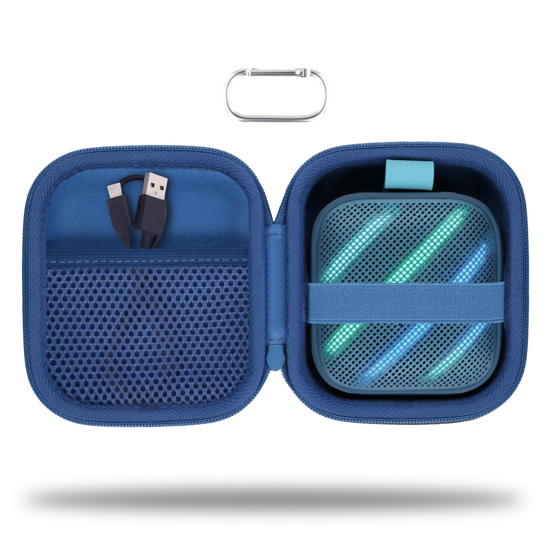 for Anker Soundcore Boom Go 3i Bluetooth Speaker Hard Travel Case, Blue
