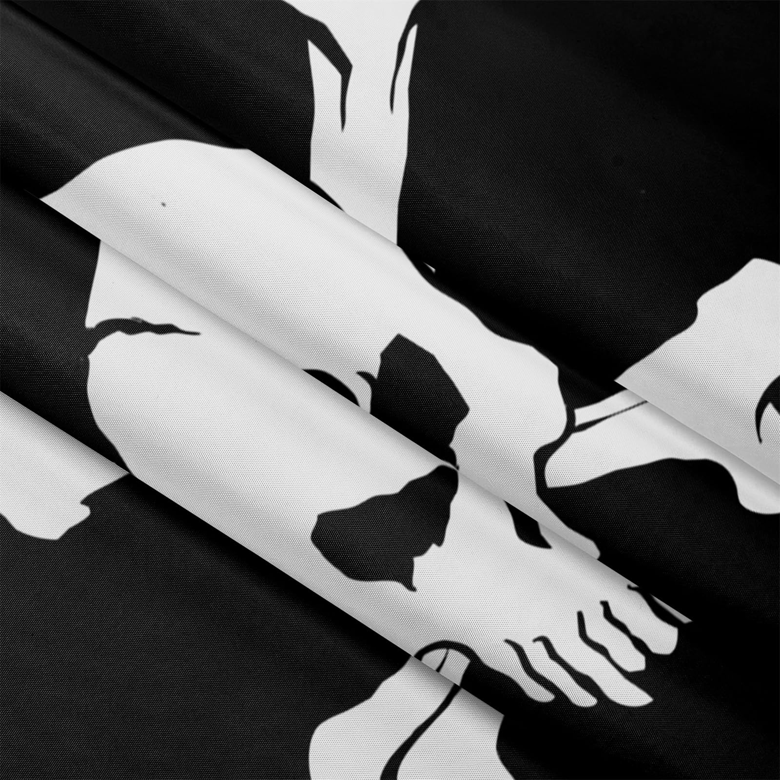 Aoihrraan Flaga piracka 1,8 x 3 m dwustronna Jolly Roger przerażająca czaszka kość skrzyżowane flagi szkielet baner na uroczystości na świeżym powietrzu do domu ogrodu ganku dekoracja flagi z 2