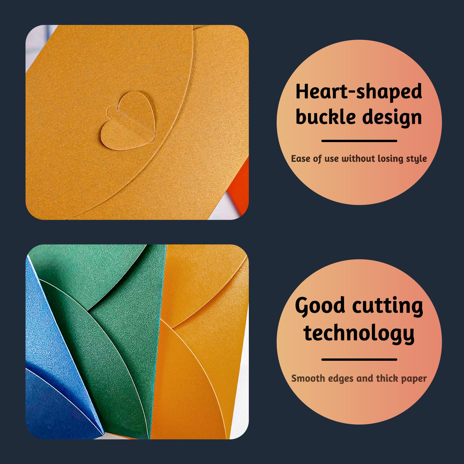Mini Enveloppes Colorées 50 Pièces - Avec Cartes Blanches Pour Mariage, Anniversaire, Noël