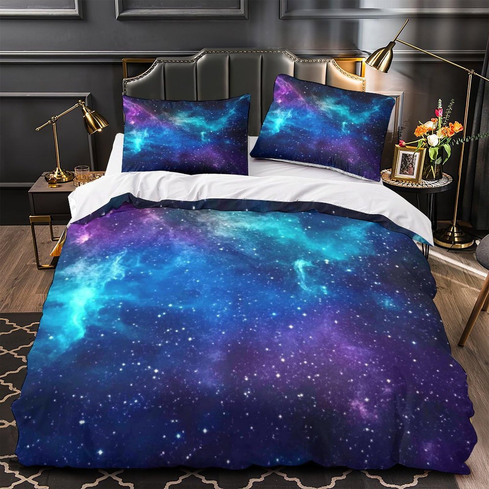 Housse de couette grenouille décor jardin 3D pour transformer la chambre d'un garçon branché