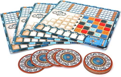 Asmodee Azul, Juego de Mesa de Colocación de Losetas y Estrategia para Adultos y Familias, Decora el Palacio Real de Évora, A Partir de 8 Años, De 2 a 4 Jugadores, 30-45 Minutos por Partida, Español - 3